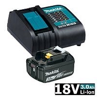 Триммер аккум. MAKITA DUR 181 RF (18.0 В, 1 акк., 3.0 А/ч, Li-Ion, 26 см, с головкой, вес 2.6 кг) (DUR181RF) - копия - фото 204998
