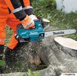 Аккум. пила цепная MAKITA DUC 356 Z шина 35 см (14"), 3/8, 1.1 мм 18В+18 В,Bl-мотор)+АКЦИЯ: 2 аккумулятора *BL1850B (5.0Ah)+ быстрое зарядное DC18RС - фото 205006