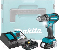 Аккум. дрель-шуруповерт MAKITA DDF 485 RAJ MAKPAC (18.0 В, 2 акк., 2.0 А/ч Li-Ion, 2 скор., 50 Нм) - фото 213331