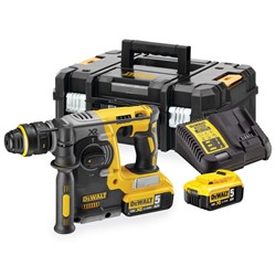 DeWalt DCH273P2T Перфоратор аккум. в чем. TSTAK II (18V, 2*5.0Ah, 2.1 Дж, SDS-plus, BL-motor) - фото 223933