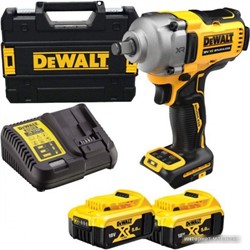 DeWalt DCF891P2T Гайковерт аккум. в чемодане (18V, 2*5.0Ah, квадрат 1/2", 812 Нм, Bl-motor) - фото 224156