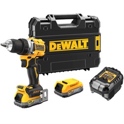 DeWalt DCD800E2T Шуруповёрт аккум.в чем. (18V, 2*1.7Ah, 90 Нм, 2 скор, BL-motor) - фото 224562