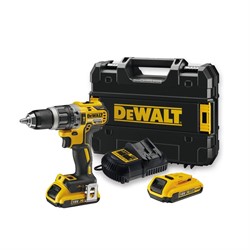 DeWalt DCD796D2 Шуруповёрт ударный аккум. в чем. (18V, 2*2.0Ah, 70 Нм, Bl-motor, 2 скор.) - фото 224575