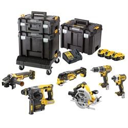 DeWalt DCK685P3T Набор: DCH273 + DCG405 + DCF887 + DCD796 + DCS570 + DCS355в TSTAK VI (18V, 3*5.0Ah) - фото 224617