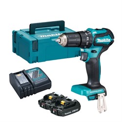 MAKITA DHP483RAJ Шуруповерт ударный аккум. в MakPac-2 (18.0 В, 2*2.0Ah, 40 Нм, Bl-мотор) - фото 224677