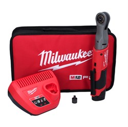 MILWAUKEE M12 FIR38-201B Трещотка аккум. в сумке (12V, 1*2.0Ah, 75 Нм, 3/8", BL-motor) - фото 224876