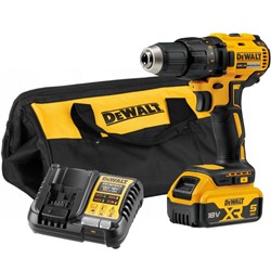 DeWalt DCD777P1 Шуруповёрт аккум. в сумке (18V, 1*5.0Ah, 65 Нм, Bl-motor, 2 скор.) - фото 224980