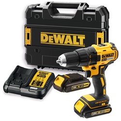 DeWalt DCD777S2T Шуруповёрт аккум. в чем. TSTAK (18V, 2*1.5Ah, 65 Нм, BL-motor, 2 скор.) - фото 224982