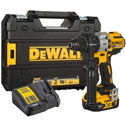 DeWalt DCD996M1 Шуруповерт ударный аккум. в чем. (18V, 1*4.0Ah, 95 Нм, 3 скор, BL-motor) - фото 224993