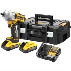 DeWalt DCF961H2T Гайковерт аккум. в TSTAK II (18V, 2*5.0Ah, 1626 Нм, 1/2", 4 скор, BL-motor) - фото 225010