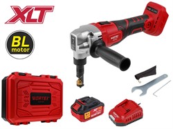 WORTEX CNB 1825 Ножницы высечные аккум. в чем.(18V, 1*4.0Ah, BL-motor, 3 скорости, рез до 2.5 мм) - фото 225307