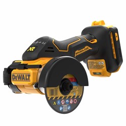 DeWalt DCS438N SOLO Отрезная машина акк. в кор. (18V, 20000 об/мин, диск 76*9,5 мм, рез 22 мм) - фото 225357