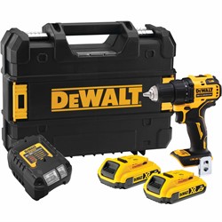 DeWalt DCD708D2T Шуруповерт аккум. в чем. TSTAK (18V, 2*2.0Ah, 65Нм, 1.5-13 мм, 2 скор, BL-motor) - фото 225521