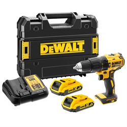 DeWalt DCD778D2T Шуруповерт ударный аккум. в чем. TSTAK (18V, 2*2.0Ah, 65 Нм, Bl-motor, 2 скор.) - фото 225580