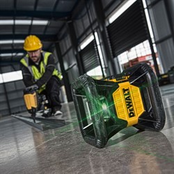 DeWalt DCE079D1G аккумуляторный лазерный нивелир, 18 В, зеленый луч, 80 м, с АКБ 2 Ач и ЗУ, в кейсе TSTAK - фото 225721