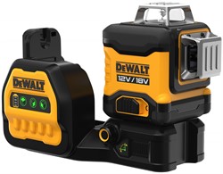 DeWalt DCE089D1G18 аккумуляторный лазерный нивелир, 12/18 В, зеленый луч, 35 м, с АКБ 2 Ач и ЗУ, в кейсе TSTAK - фото 225745