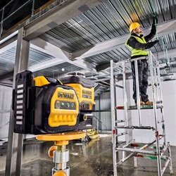 DeWalt DCE089D1G18 аккумуляторный лазерный нивелир, 12/18 В, зеленый луч, 35 м, с АКБ 2 Ач и ЗУ, в кейсе TSTAK - фото 225752