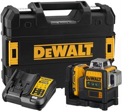 DeWalt DCE089D1G аккумуляторный лазерный нивелир, 12 В, зеленый луч, 35 м, с АКБ 2 Ач и ЗУ, в кейсе TSTAK - фото 225754