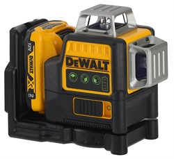 DeWalt DCE089D1G аккумуляторный лазерный нивелир, 12 В, зеленый луч, 35 м, с АКБ 2 Ач и ЗУ, в кейсе TSTAK - фото 225755