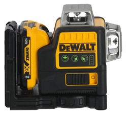 DeWalt DCE089D1G аккумуляторный лазерный нивелир, 12 В, зеленый луч, 35 м, с АКБ 2 Ач и ЗУ, в кейсе TSTAK - фото 225758
