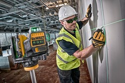 DeWalt DCE089D1G аккумуляторный лазерный нивелир, 12 В, зеленый луч, 35 м, с АКБ 2 Ач и ЗУ, в кейсе TSTAK - фото 225762