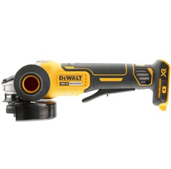 DeWalt DCG406N SOLO Угловая шлифмашина аккум. (18V, 125 мм, 9000 об/мин, Bl-motor, нижняя клавиша) - фото 225919