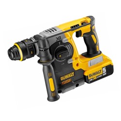 DeWalt DCH274P2 аккумуляторный перфоратор, 18 В, 2.1 Дж, 4600 уд/мин, с 2 АКБ 5 Ач и ЗУ, в кейсе - фото 226030