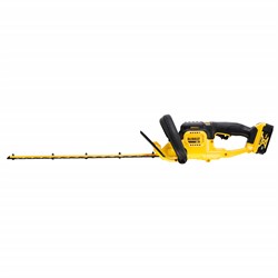 DeWalt DCMHT563P1 аккумуляторный кусторез, 18 В, 56 см, 1400 ход/мин, с АКБ 5 Ач и ЗУ - фото 226114