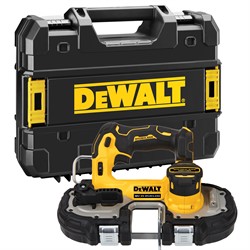 DeWalt DCS377NT аккумуляторная ручная ленточная пила, 18 В, 116 м/мин, без АКБ и ЗУ, в кейсе TSTAK - фото 226275