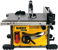 DeWalt DCS7485N Настольная пила аккум. (54V, 210x30 мм, 5800 об/мин, пропил: 65 мм) - фото 226377