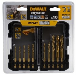 DeWalt DT50050 Набор сверл по металлу 3-12 мм в кейсе (10 шт) - фото 226469