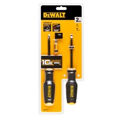 DeWalt DWHT62057-0 Набор отверток магнитных 2 шт (PH2x100, SL6.5x100) - фото 226519