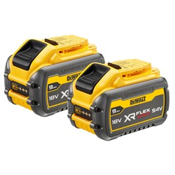 DeWalt DCB132X2 Набор: зарядное устройство двухпорт. DCB132 (18V/54V) + аккум. DCB547 (2*9.0Аh) - фото 226557