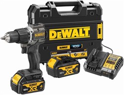 DeWalt DCD100M2T Шуруповерт ударный аккум. в чем. TSTAK (18V, 2*4.0Ah, 68 Нм, 2 скор, BL-motor) - фото 226594