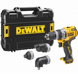 DeWalt DCD703NT SOLO Шуруповерт аккум. в чем. TSTAK (12V, 58 Нм, BL-motor, 4 патрона в комплекте) - фото 226617