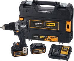 DeWalt DCD85MP2T Шуруповерт уд. аккум. в чем. TSTAK (18V, 2*5.0.0Ah, 90 Нм,BL-motor,McLaren Edition) - фото 226648