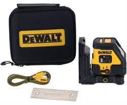 DeWalt DCLE14201RB Нивелир лазерный в сумке (30м, 1 КРАСН. луч, встроен. аккум., ± 0.3мм/м) - фото 226792