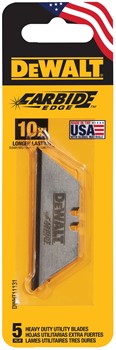 DeWalt DWHT11131 Лезвие трапецевидное для ножа (5 шт) - фото 226919