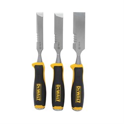 DeWalt DWHT16148 Набор из 3-х стамесок (18, 25, 32 мм, с лезвием с дополнительной режущей кромкой) - фото 226924