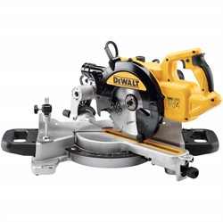 DeWalt DWS774 Пила торцовочная (1400 Вт, 216х30 мм, 4500 об/мин, пропил: глуб. 70 мм /шир. 250 мм) - фото 226950