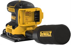 DeWalt DCW200B SOLO Виброшлифмашина аккум. в кор. (20V, 140*115 мм, ампл.1.6, 8000 – 14000 кол/мин) - фото 227107