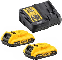 DeWalt DCK266D2 Набор: уд. шуруповерт DCD796 + гайковерт DCF887 в чем. DS150 (18V, 2*2.0Ah,70/205Нм) - фото 227338