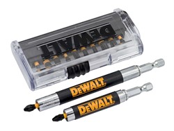 DeWalt DT70512T Набор ударных бит в кассетном кейсе (12 бит (25 мм) + 2 магнитных держателя) - фото 227436