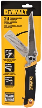 DeWalt DWHT20123 Пила ручная по гипсокартону с рашпилем, складная - фото 227480