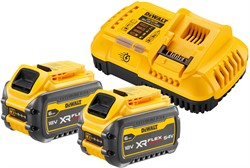 DeWalt DCB118T2 Набор: зарядное устройство DCB118 (18V/54V) + аккумуляторы (2*6.0Аh) - фото 227553