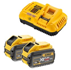 DeWalt DCB118Y2 Набор: зарядное устройство (18V/54V) + аккумуляторы (2*12.0Аh) в кор - фото 227558