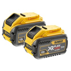 DeWalt DCB118Y2 Набор: зарядное устройство (18V/54V) + аккумуляторы (2*12.0Аh) в кор - фото 227559