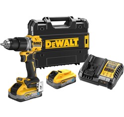 DeWalt DCD805H2T Шуруповерт аккум. в чем. TSTAK (18V, 2*5.0Ah, BL-motor, 90 Нм, подсветка) - фото 227650