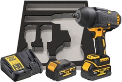 DeWalt DCF900P2G Гайковерт аккум. в кор. с вкладышем (18V, 2*5.0Ah, 1/2", 1396 Нм, BL-motor ) - фото 227767