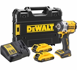DeWalt DCF921D2T Гайковерт аккум. в чем. TSTAK (18V, 2*2.0Ah, 1/2'', 612 Нм, 2 скор, BL-motor) - фото 227781